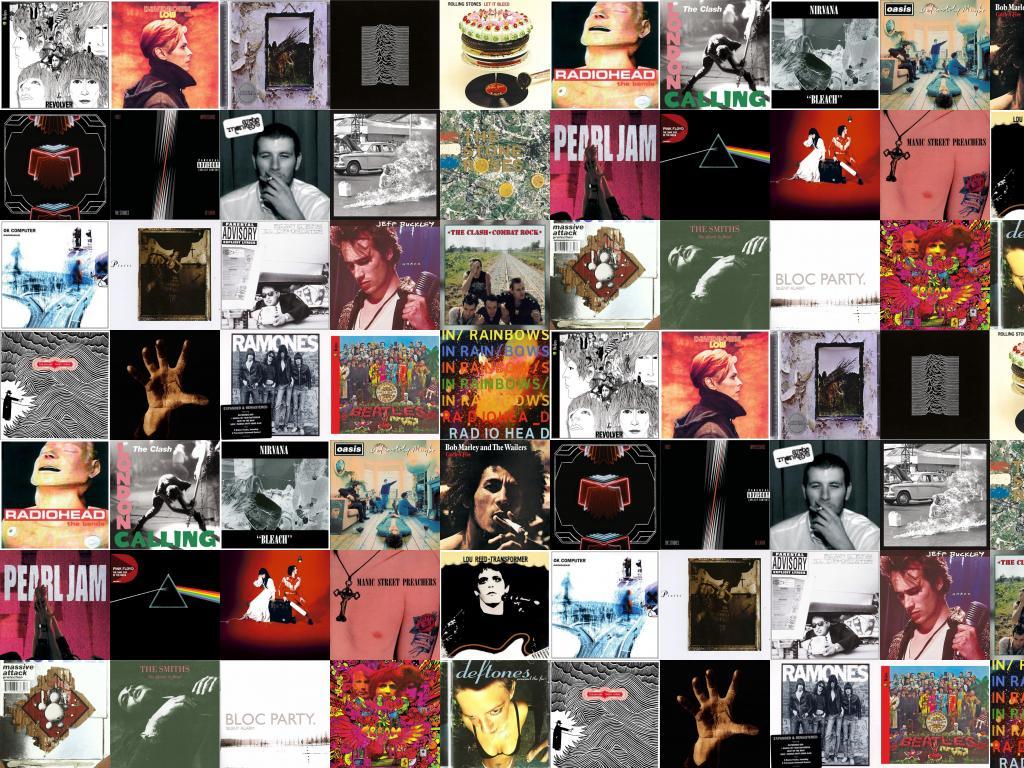 1024x768 The Beatles Revolver David Bowie Sound And Vision Wallpaper « Tiled Desktop Wallpaper