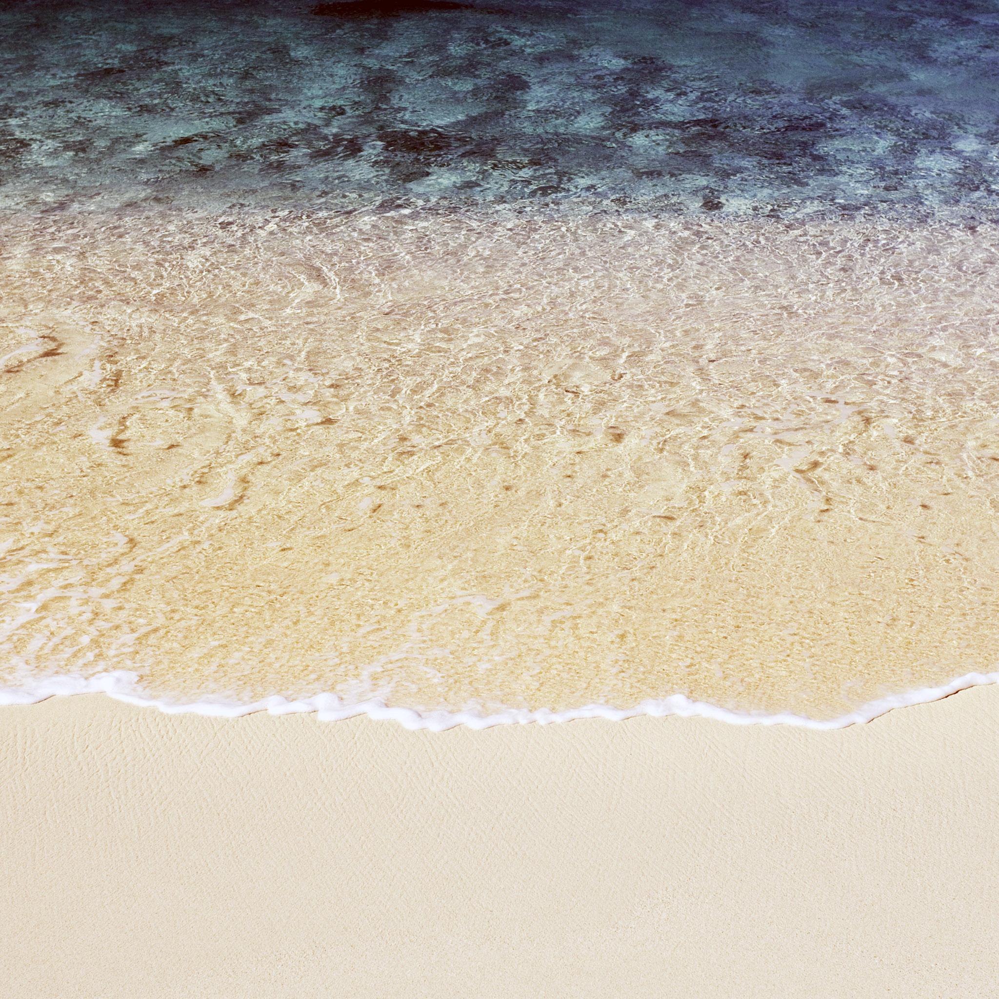 2048x2048 ipad beach wallpaper, water, sky, sand, beige, sea, wave