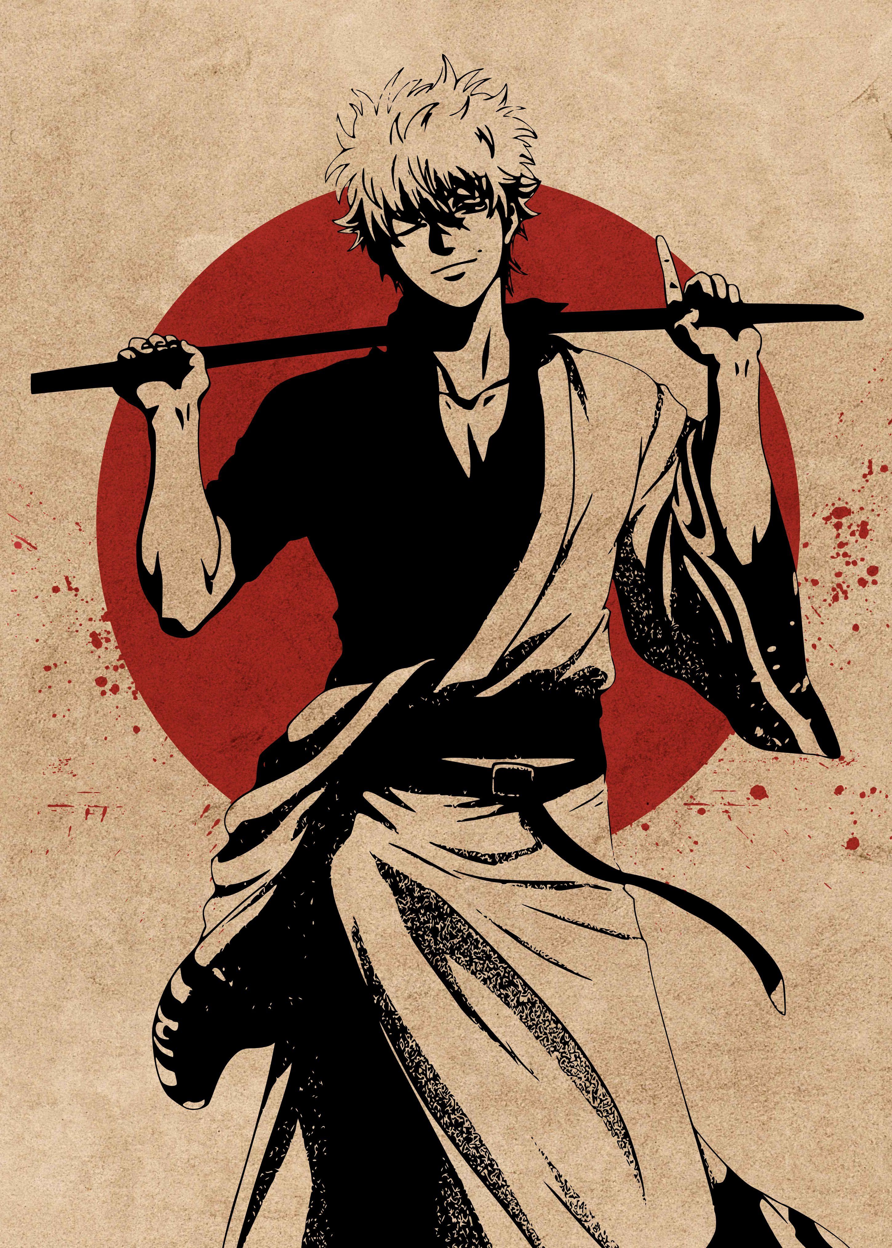 2900x4060 Gintama. Samurai anime, Gintama wallpaper, Anime fanart