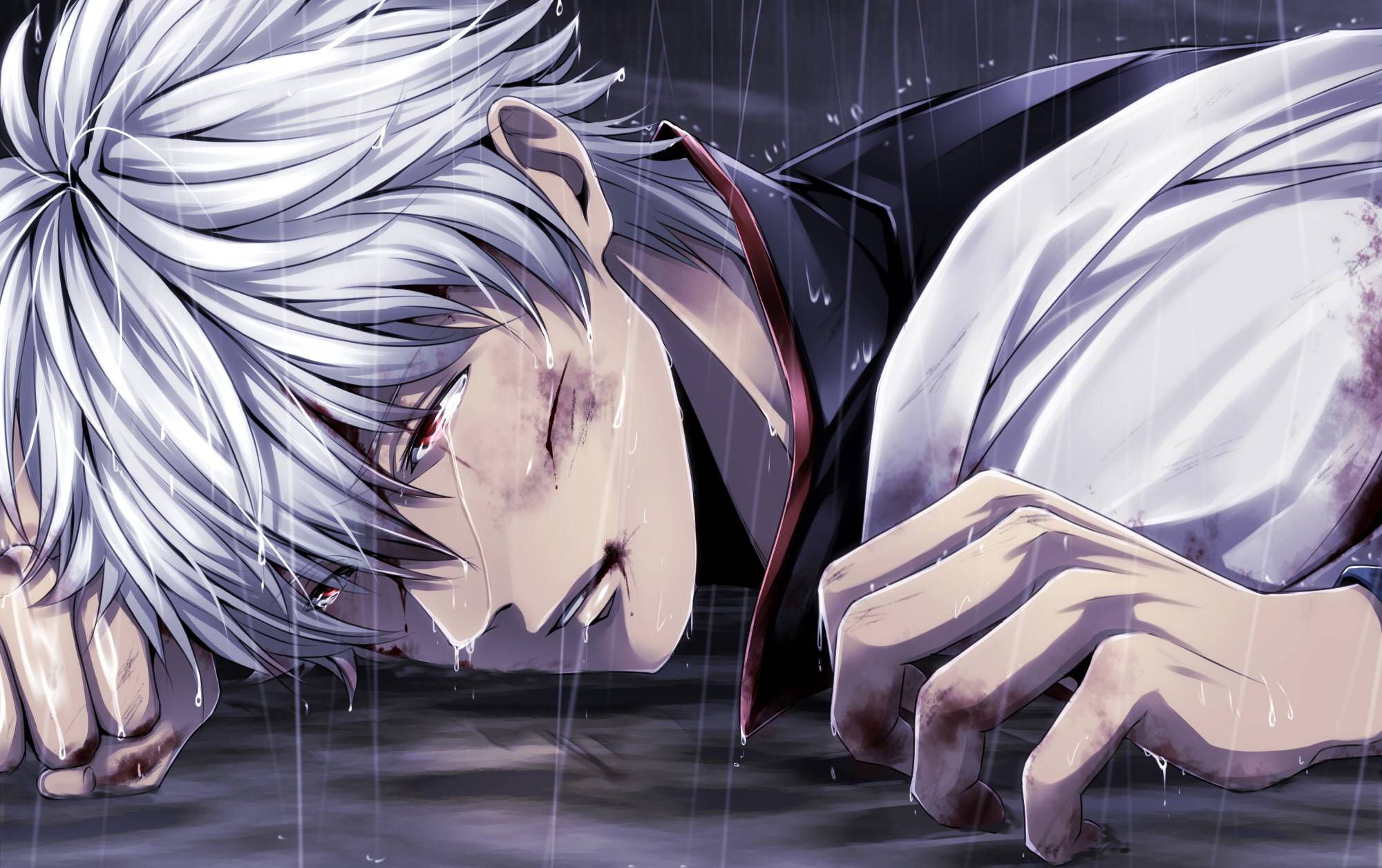 2000x1256 gintama, sakata gintoki, art Wallpaper, HD Anime 4K Wallpaper, Image, Photo and Background