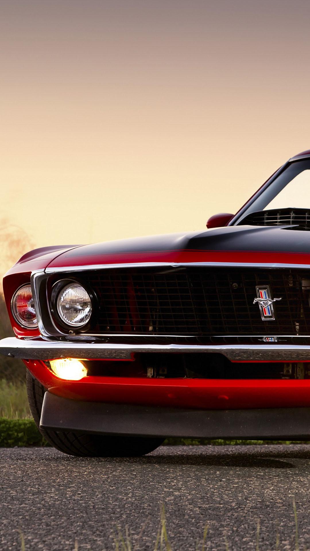 1080x1920 Red Ford Mustang Boss 302 Android Wallpaper free download