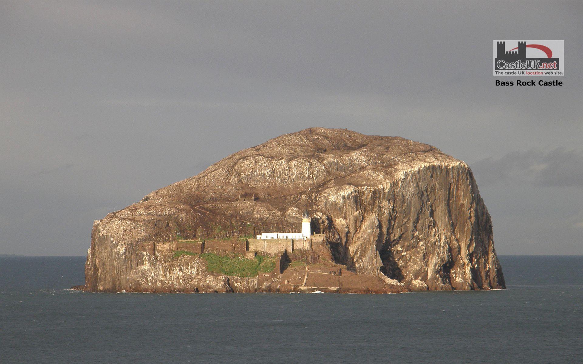 1920x1200 Download Free Bass Rock Castle Computer Desktop PC Wallpaper