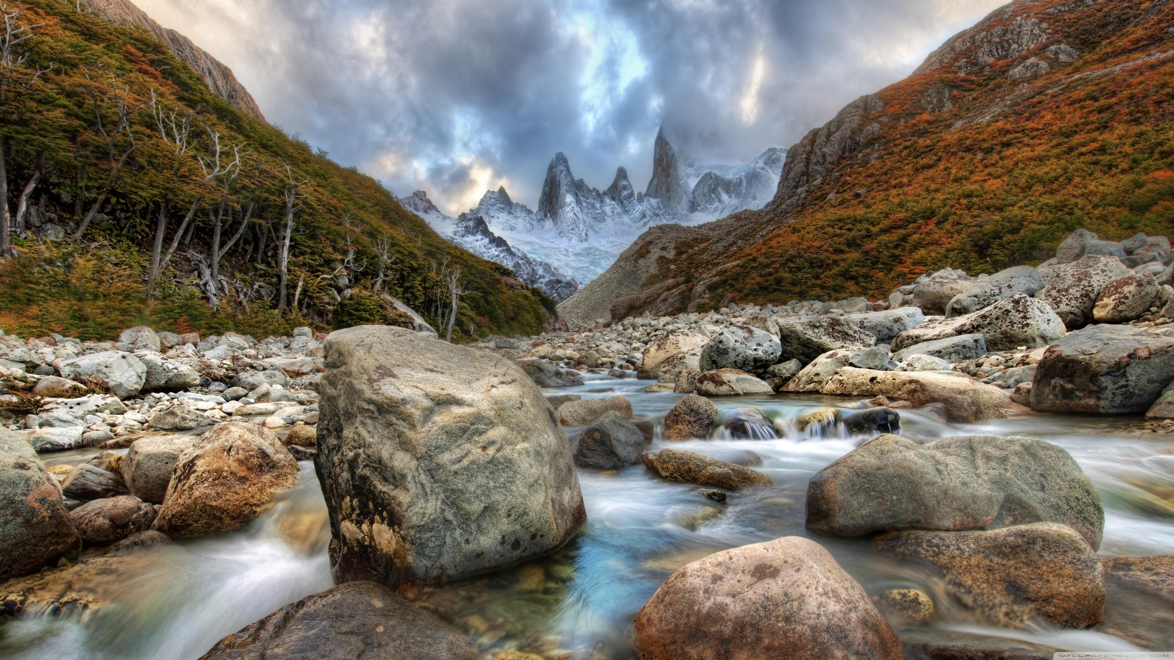 3840x2160 Mountain River In Argentina Ultra HD Desktop Background Wallpaper for 4K UHD TV : Multi Display, Dual Monitor : Tablet