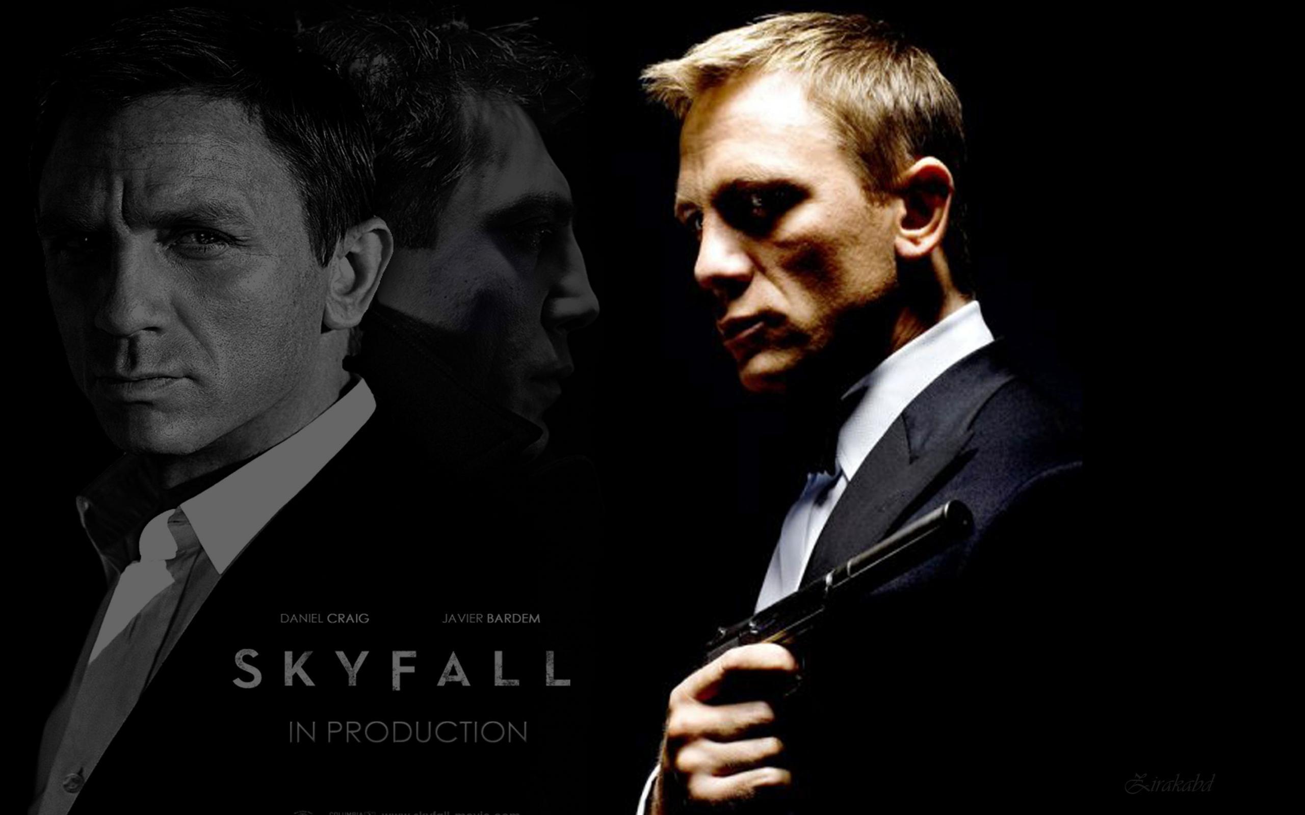 2560x1600 James Bond Daniel Craig Skyfall Wallpaper