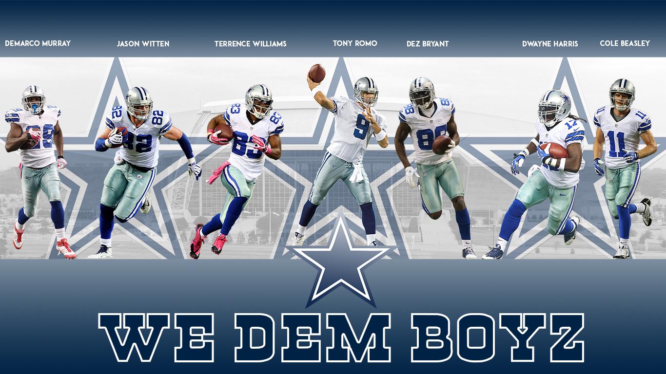 1366x768 Dallas Cowboys 2014 Wallpaper