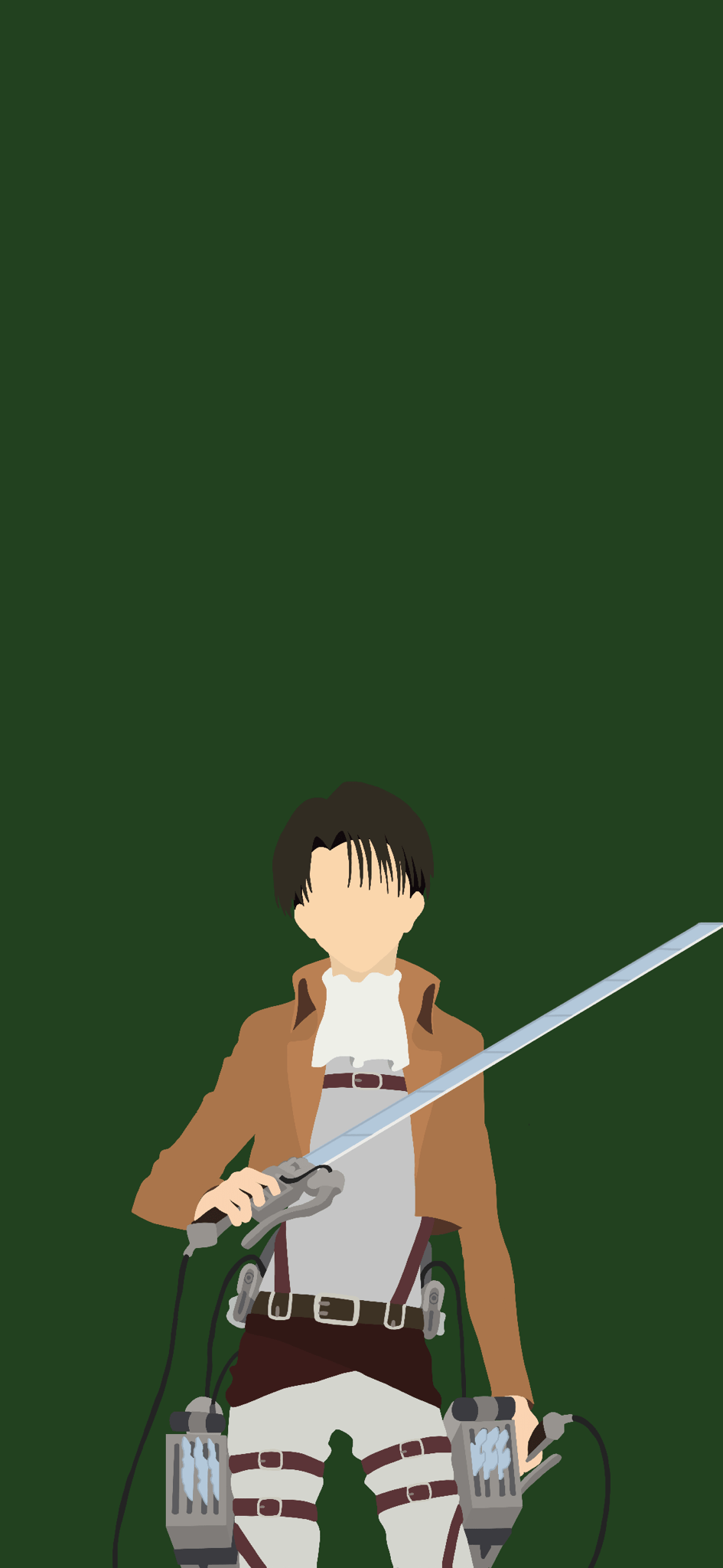 945x2048 minimalist anime wallpaper