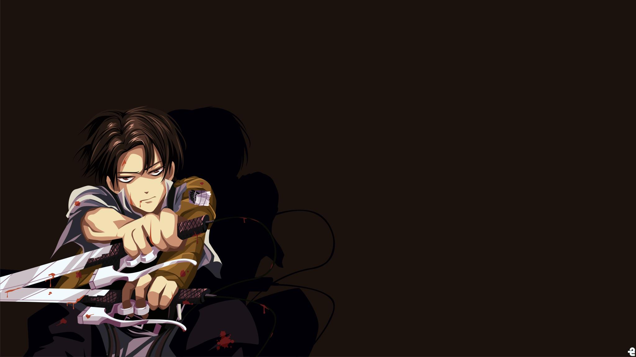 Levi Ackerman Minimalist Wallpapers - Top Free Levi Ackerman Minimalist