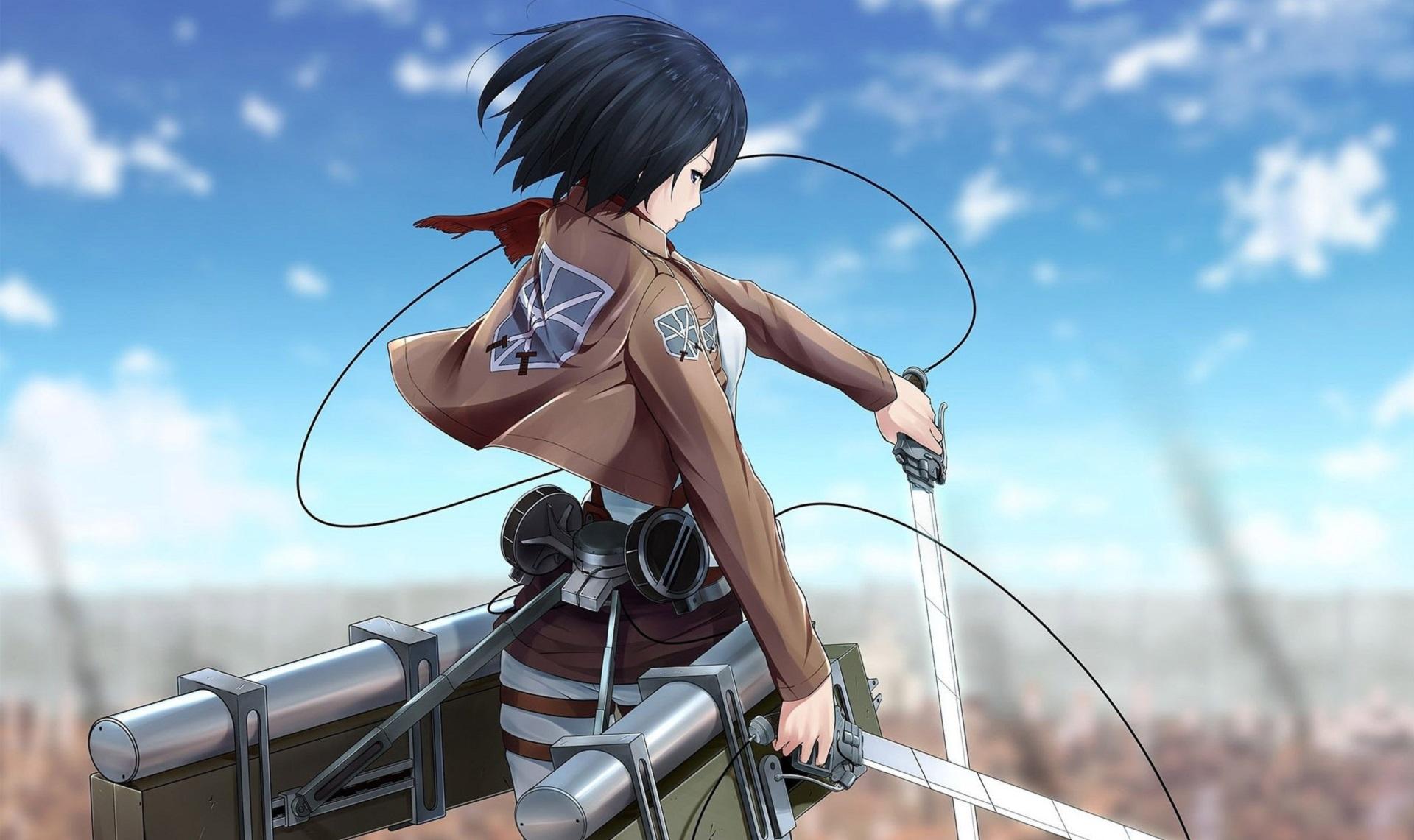 1920x1141 Mikasa Ackerman Background