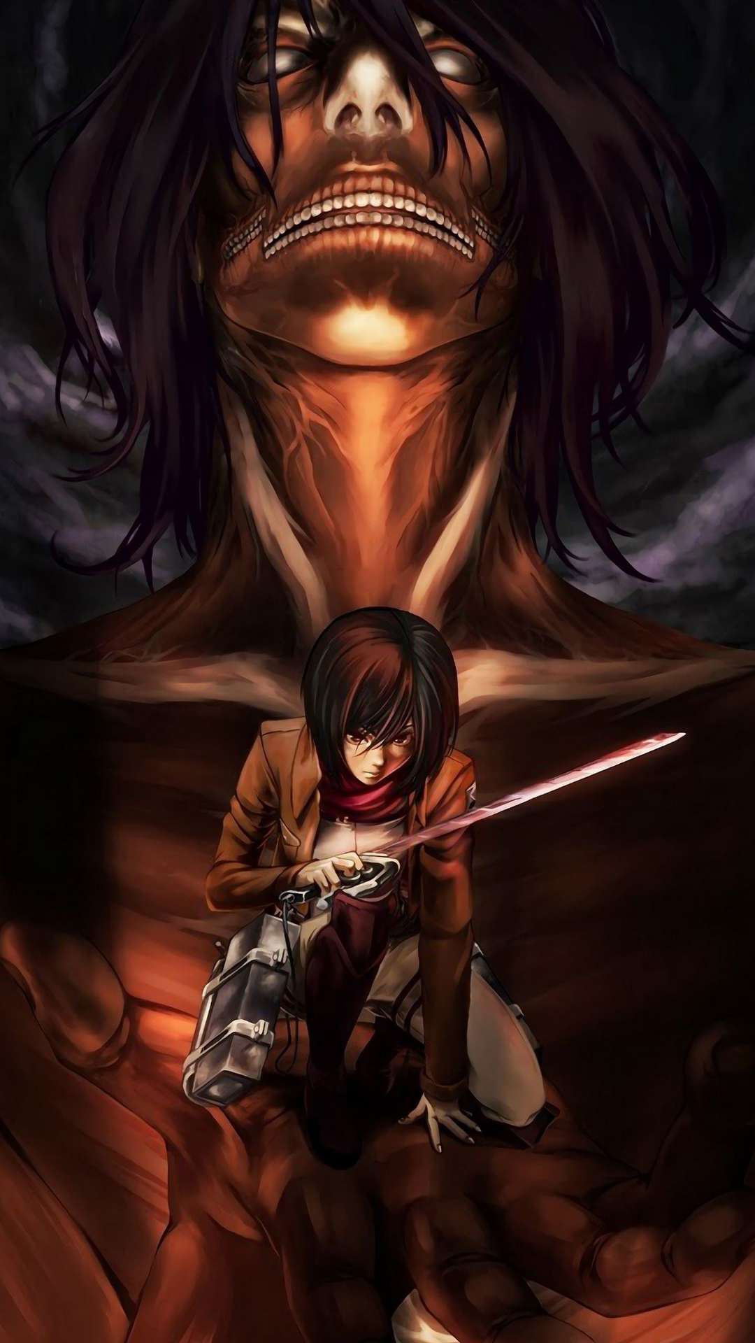 1080x1920 Mikasa Ackerman Wallpaper for iPhone and Android