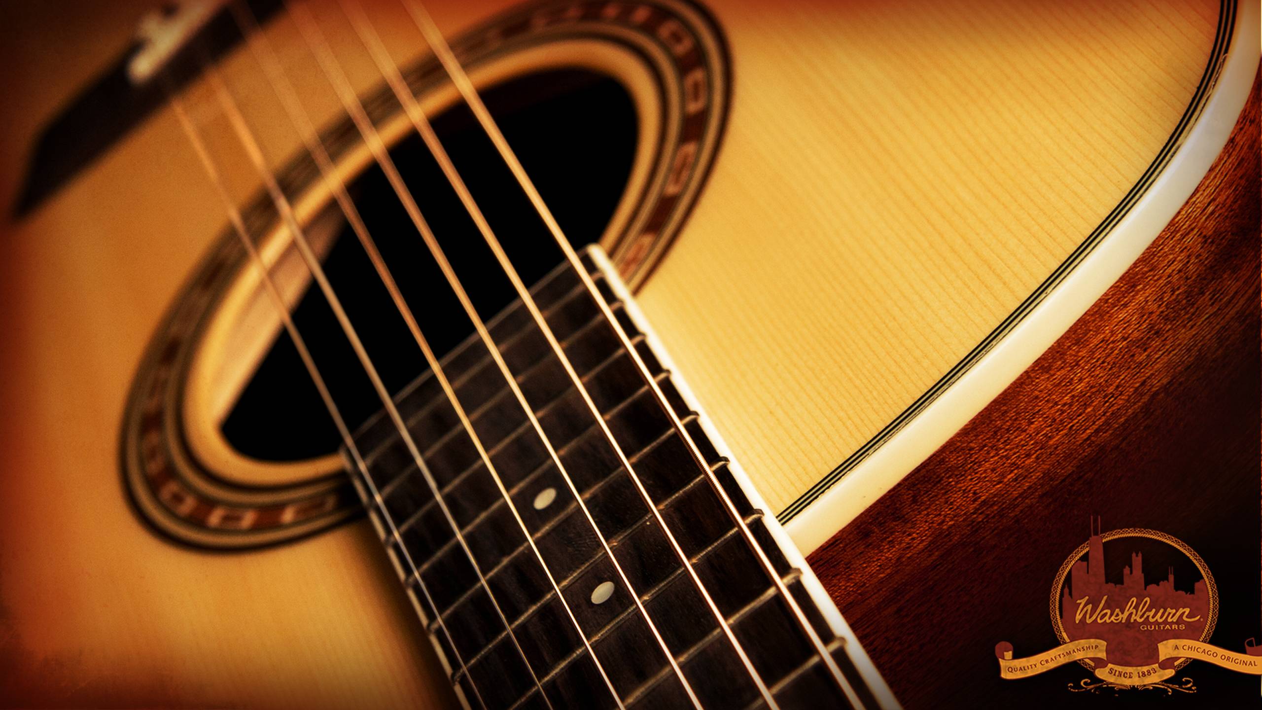 2560x1440 Computer Guitar Wallpaper, Desktop Background