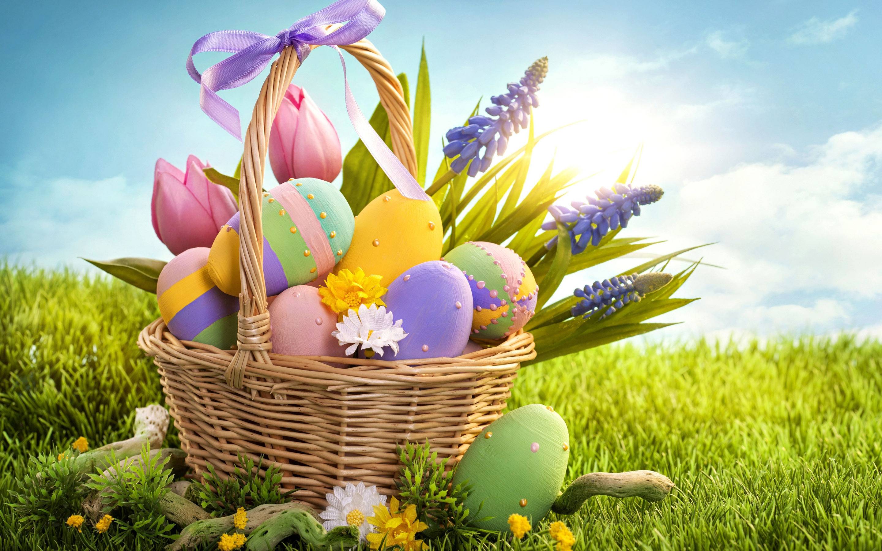 2880x1800 Wallpaper For > Cute Easter Background
