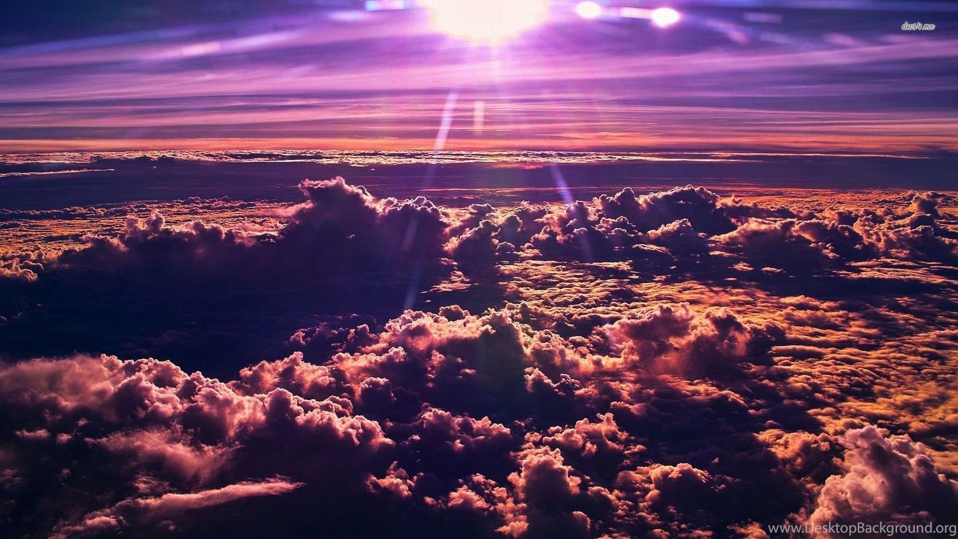 1920x1080 Purple Sky Wallpaper Nature Wallpaper Desktop Background