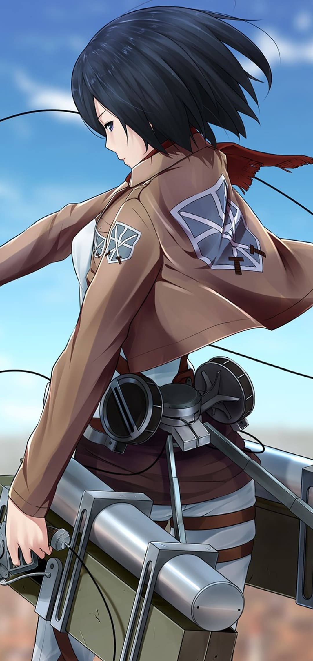 1080x2280 Mikasa Ackerman 4K Wallpaper Best Mikasa Ackerman 4k Background