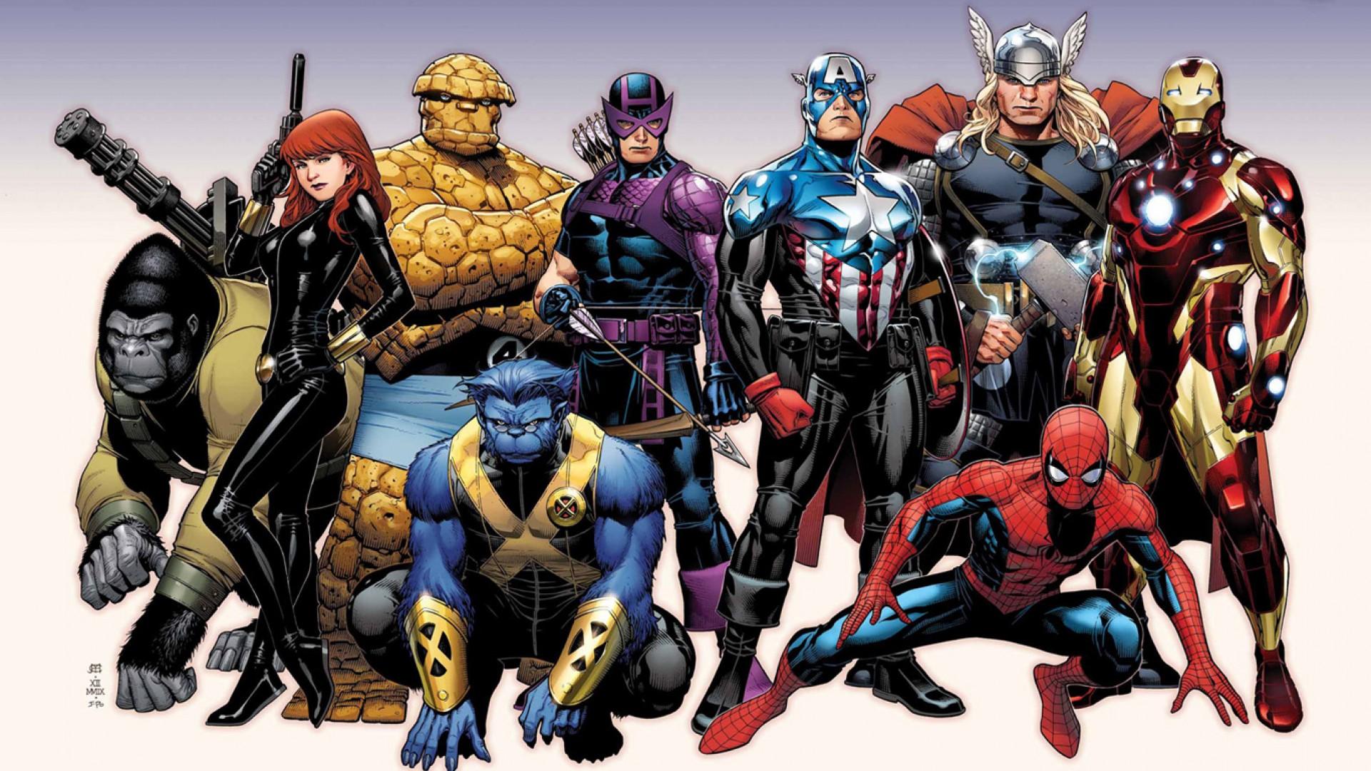 1920x1080 Marvel Heroes 4k HD Wallpaper