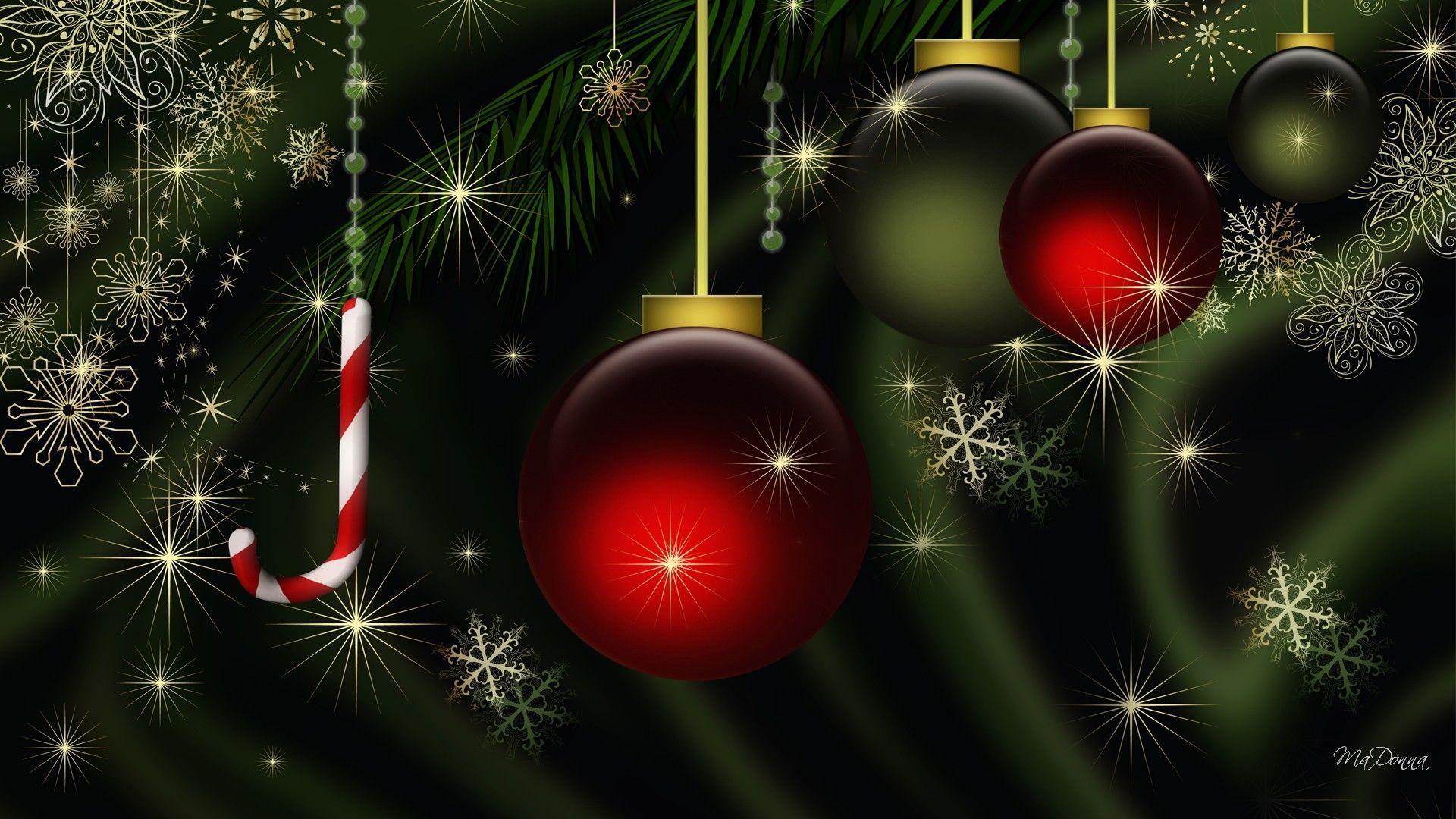 1920x1080 Christmas Red And Green Wallpaper
