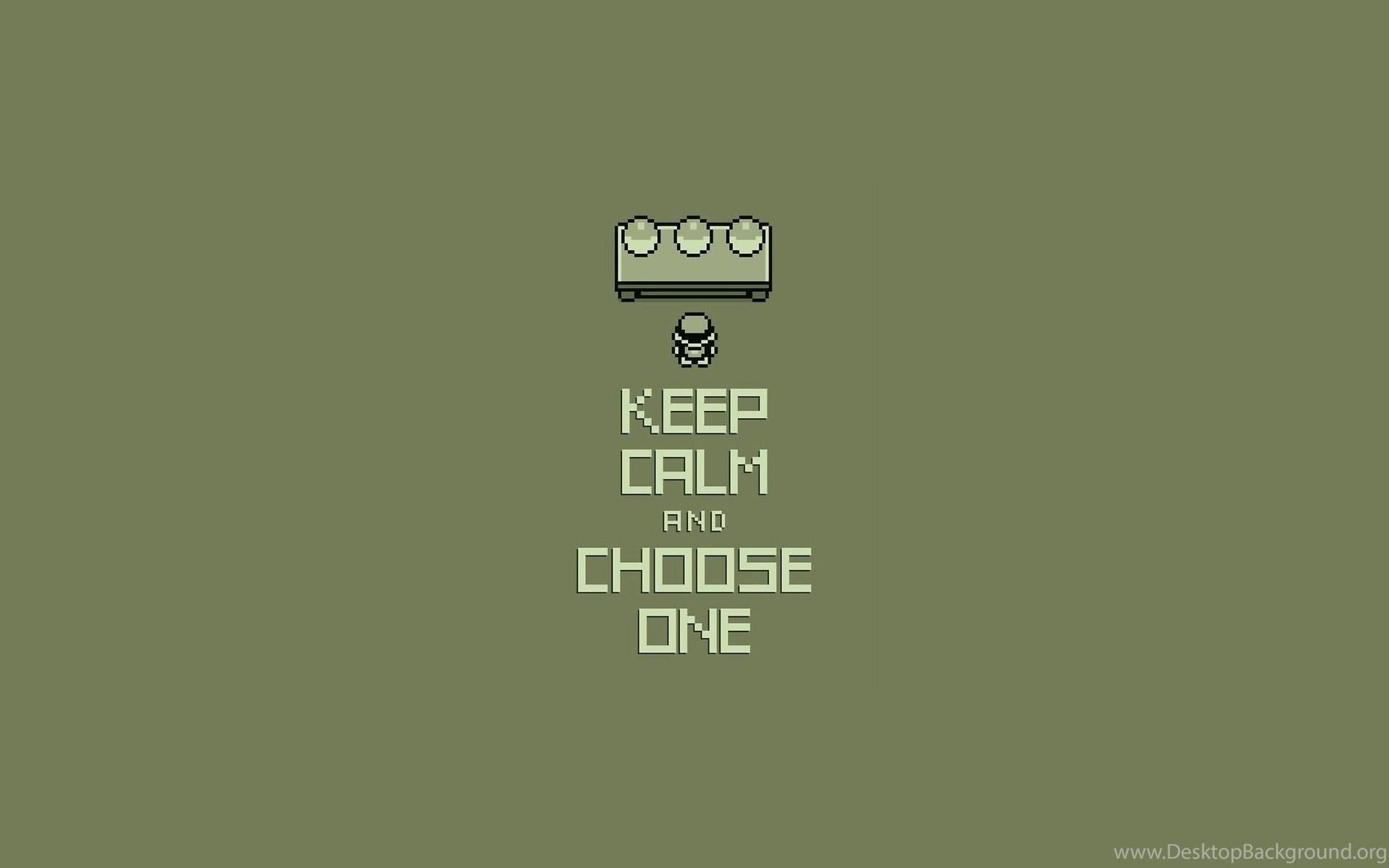 1920x1200 Pokemon Video Games Gameboy Keep Calm And Wallpaper Desktop Background