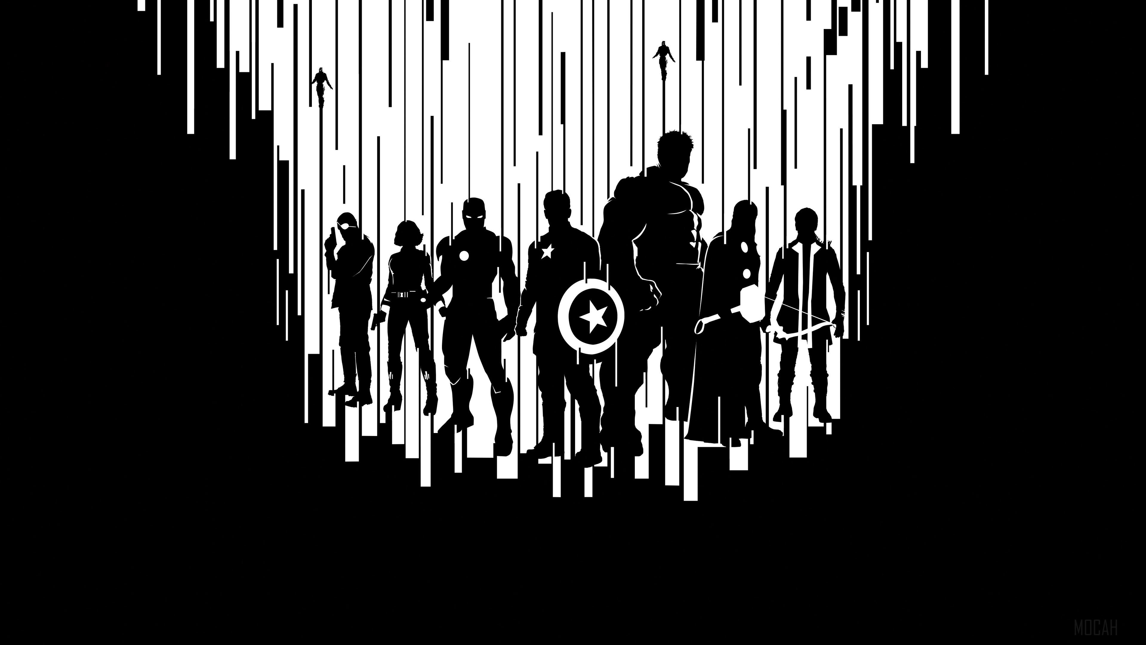 3840x2160 Avengers: Age of Ultron, Black Widow, Captain America, Hawkeye, Hulk, Iron Man, Nick Fury, Thor 4k wallpaper. Mocah HD Wallpaper