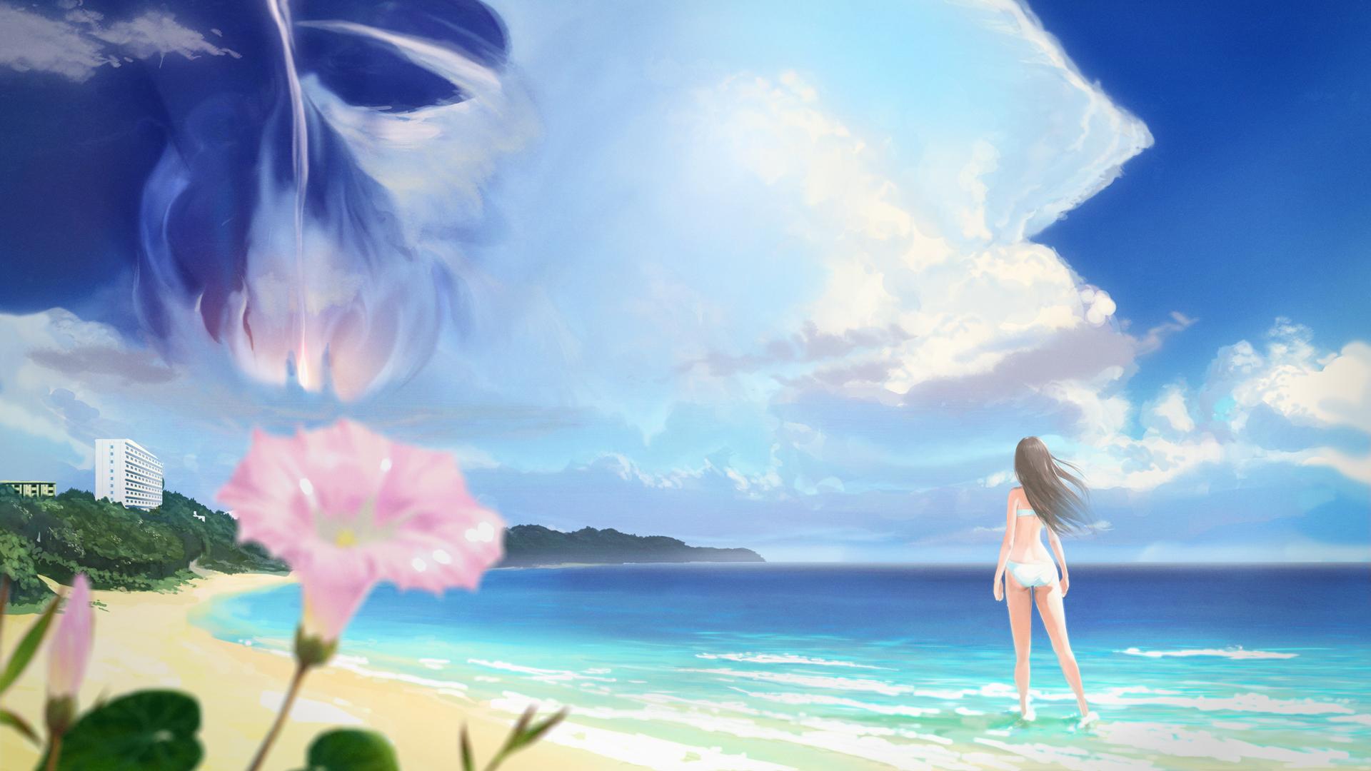 Anime Original Wallpaper  Anime scenery Anime summer Summer backgrounds