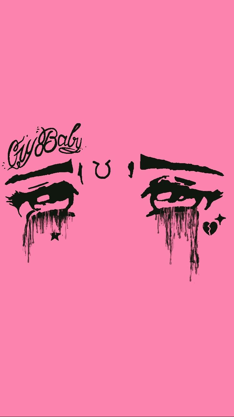 750x1334 Cry Alone Wallpaper: LilPeep