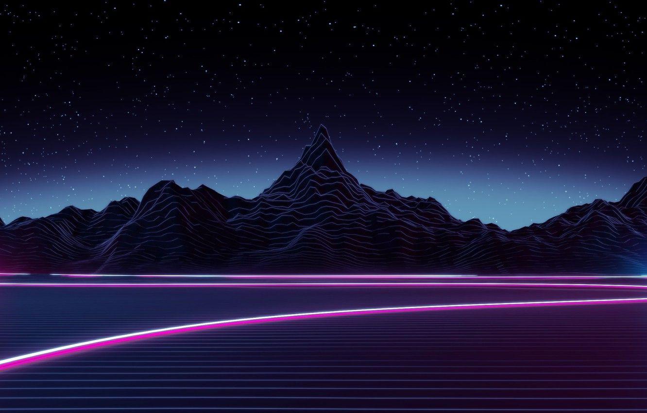 1332x850 Neon Sky Wallpaper, HD Neon Sky Background