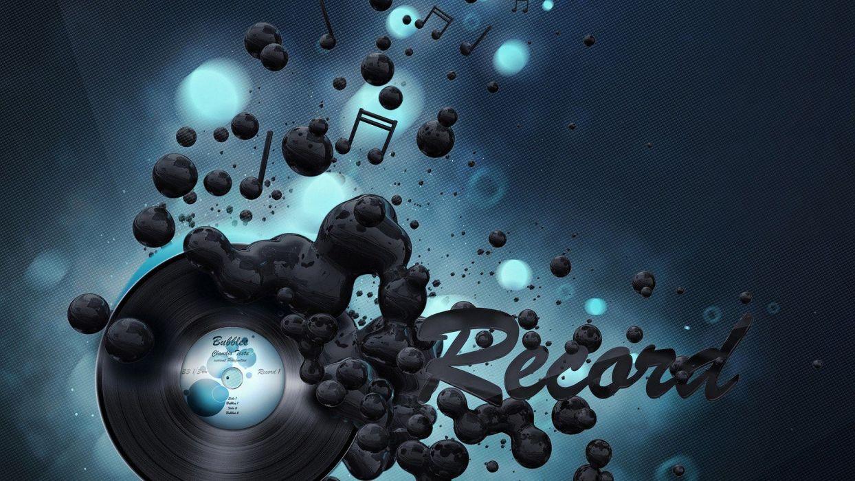 1244x700 Abstract music record vinyl sound digital art wallpaperx900