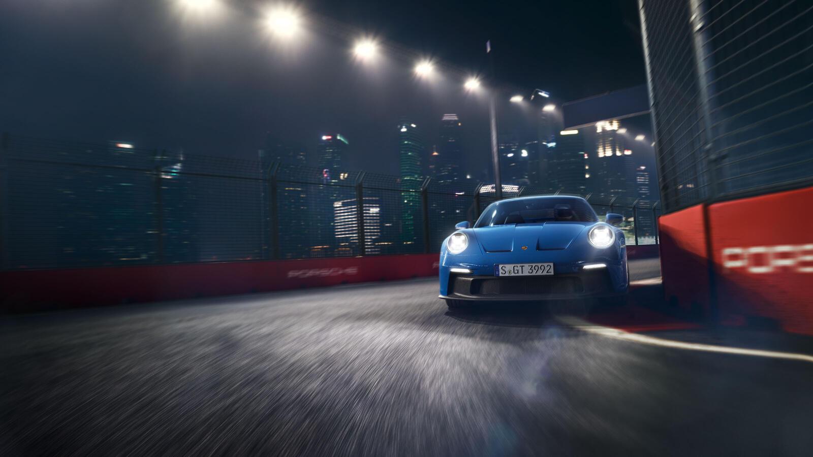 1600x900 Porsche 911 GT3 992: wallpaper