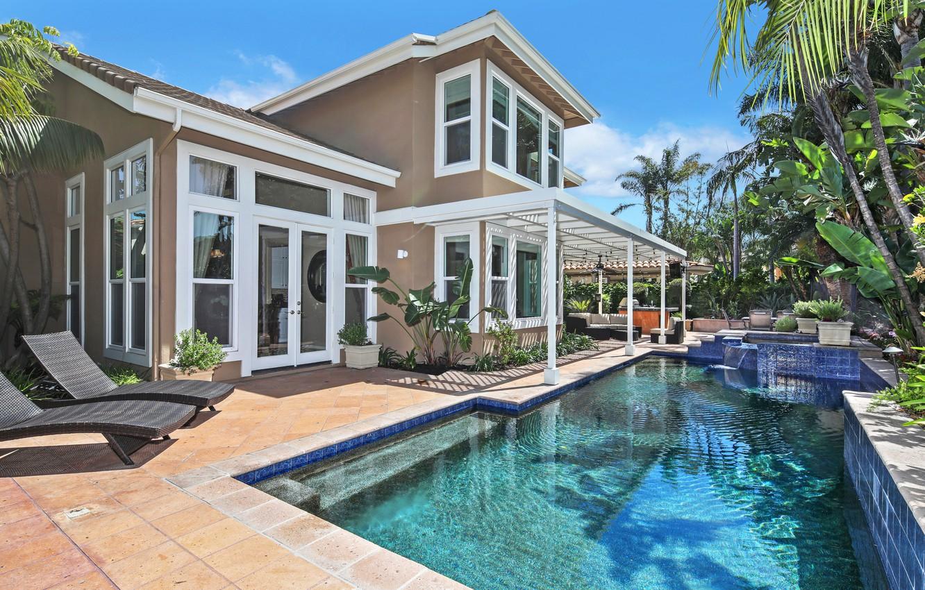 1332x850 Wallpaper pool, mansion, luxury, design, houses, pools, Mansion image for desktop, section интерьер