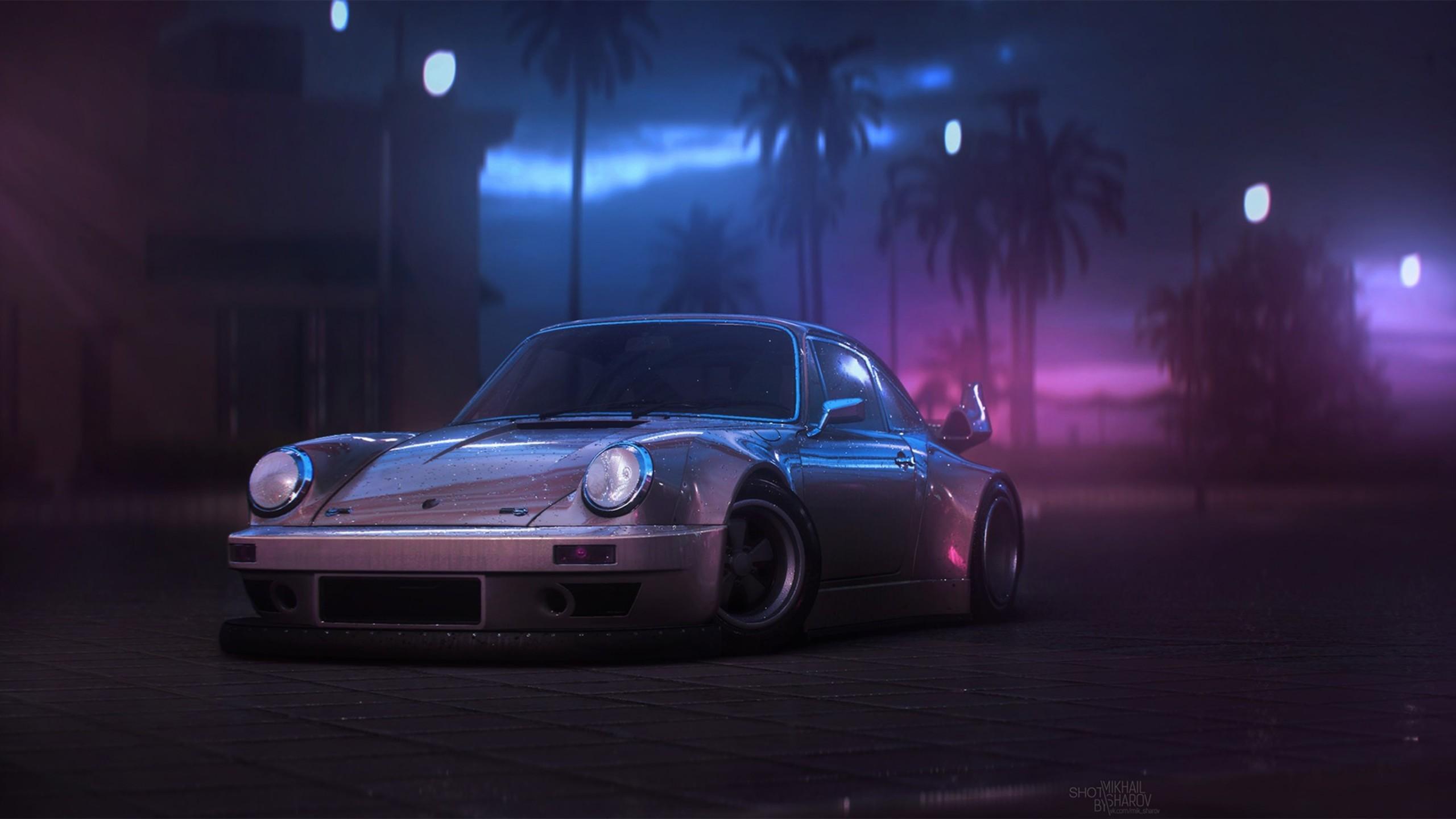 2560x1440 Wallpaper Porsche Artwork, 4K, Cars & Bikes