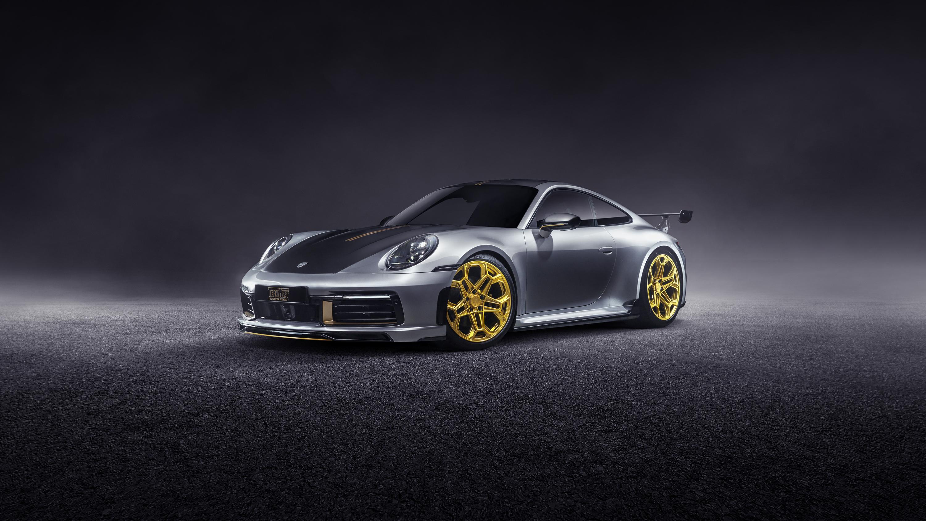 3000x1688 TechArt Porsche 911 Carrera 4S Coupe 2019 Wallpaper