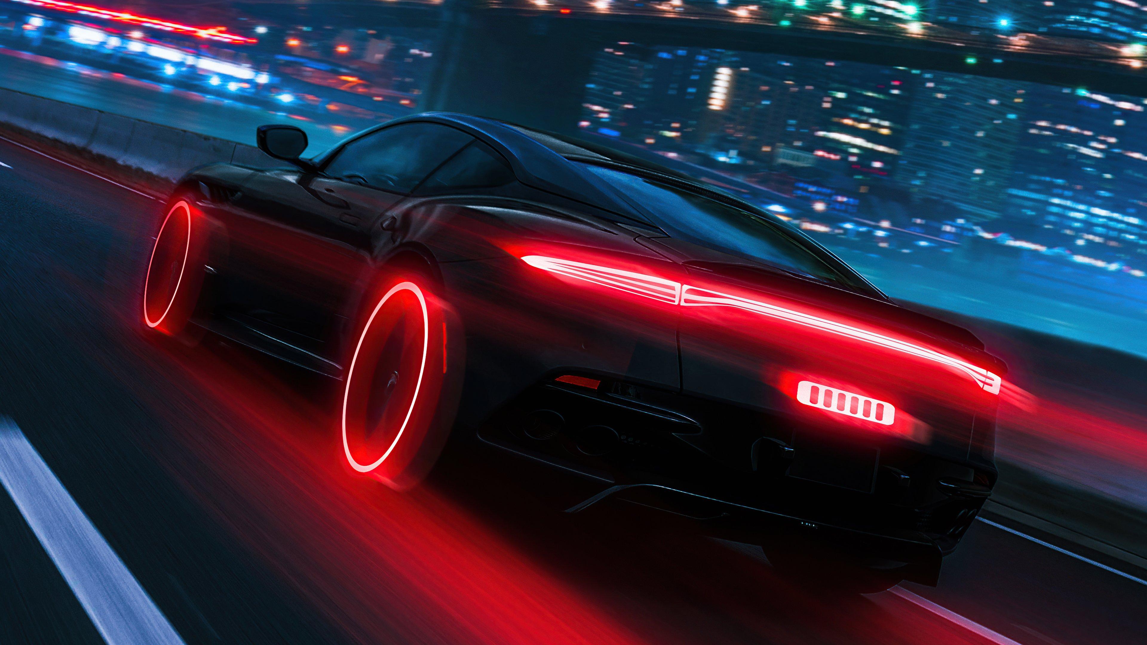 3840x2160 Porsche 911 Night Life Wallpaper 5k Ultra HD