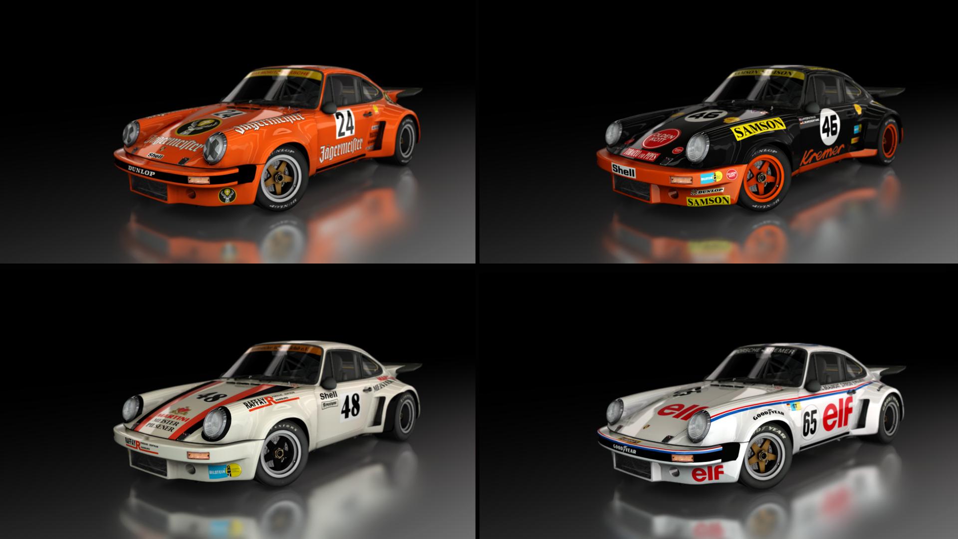 1920x1080 Porsche 911 carrera rsr 3. 9 cars skinpack, 2k 3k 4k