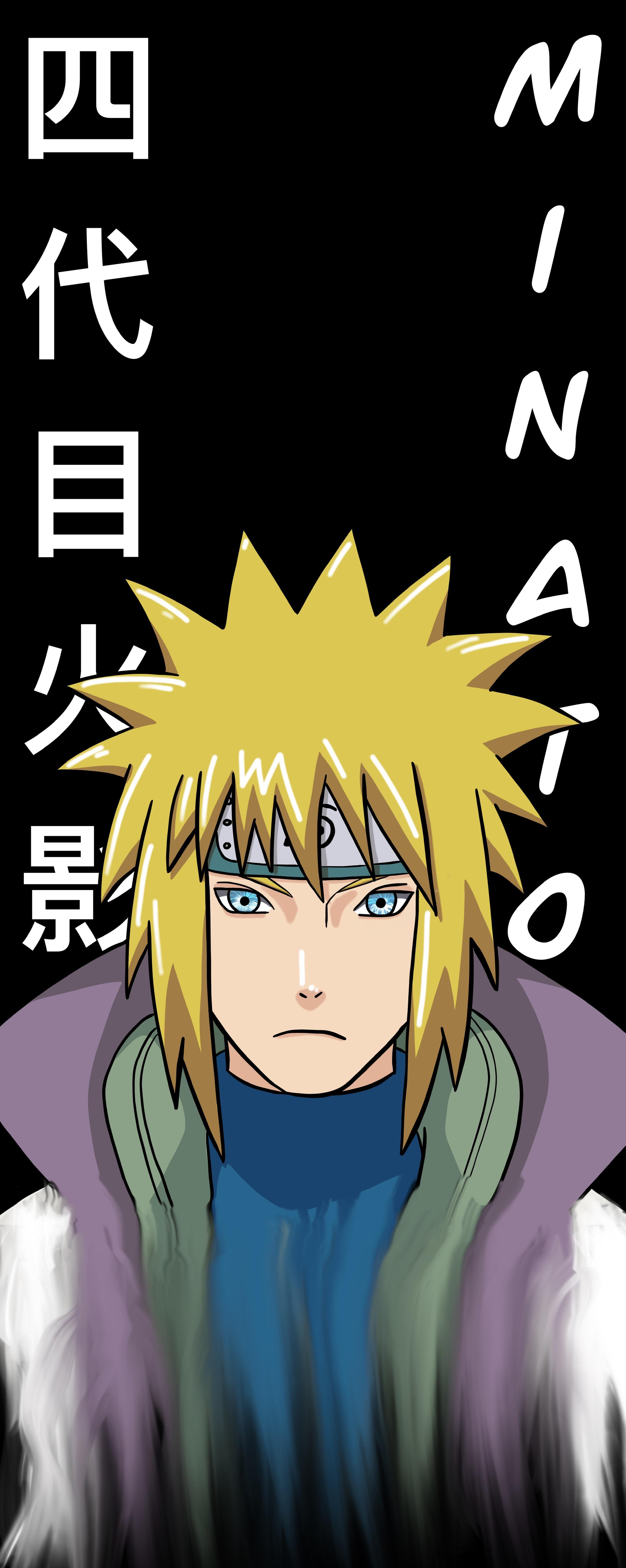 2508x6271 Minato iPhone wallpaper I drew per request (Drawn on Procreate)