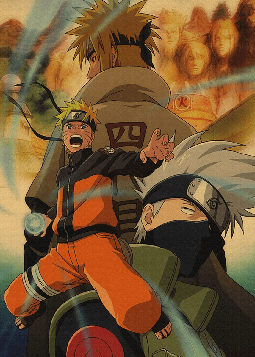 857x1200 Naruto Anime & Manga Poster Print. metal posters. Naruto painting, Anime wall art, Anime wall prints !!