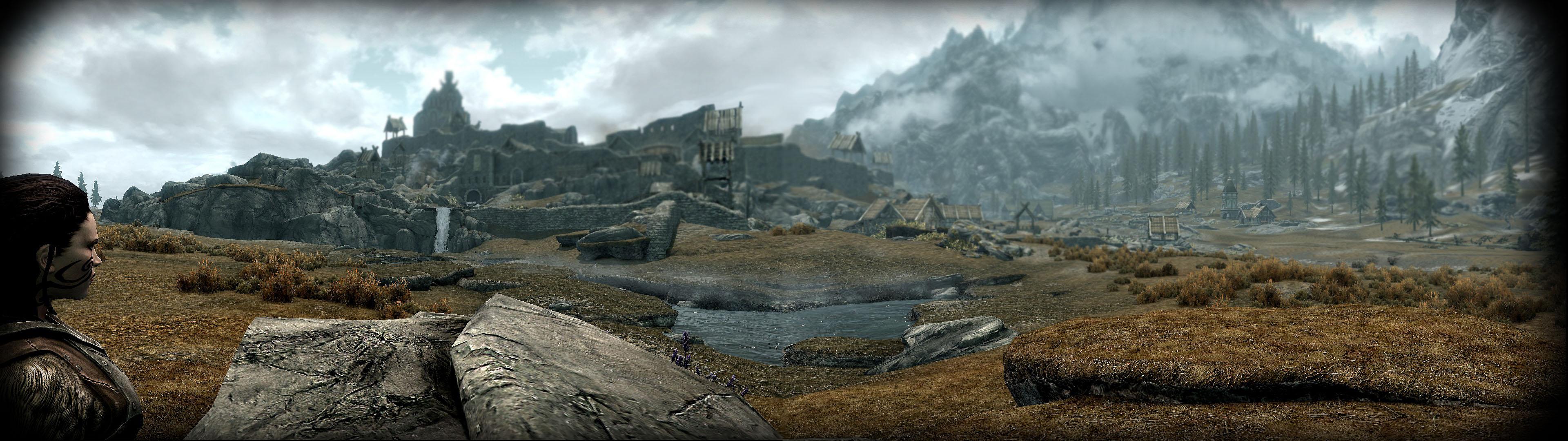 3840x1080 Whiterun 3840 x 1080 Wallpaper at Skyrim Nexus and Community