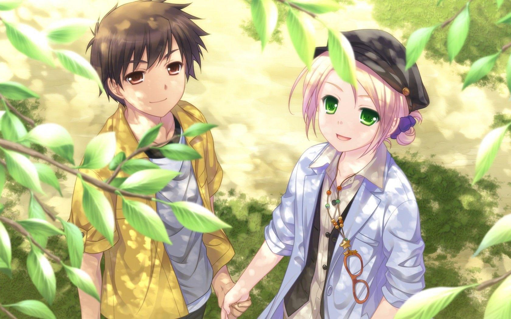 1680x1050 Summer Love Anime Wallpaper