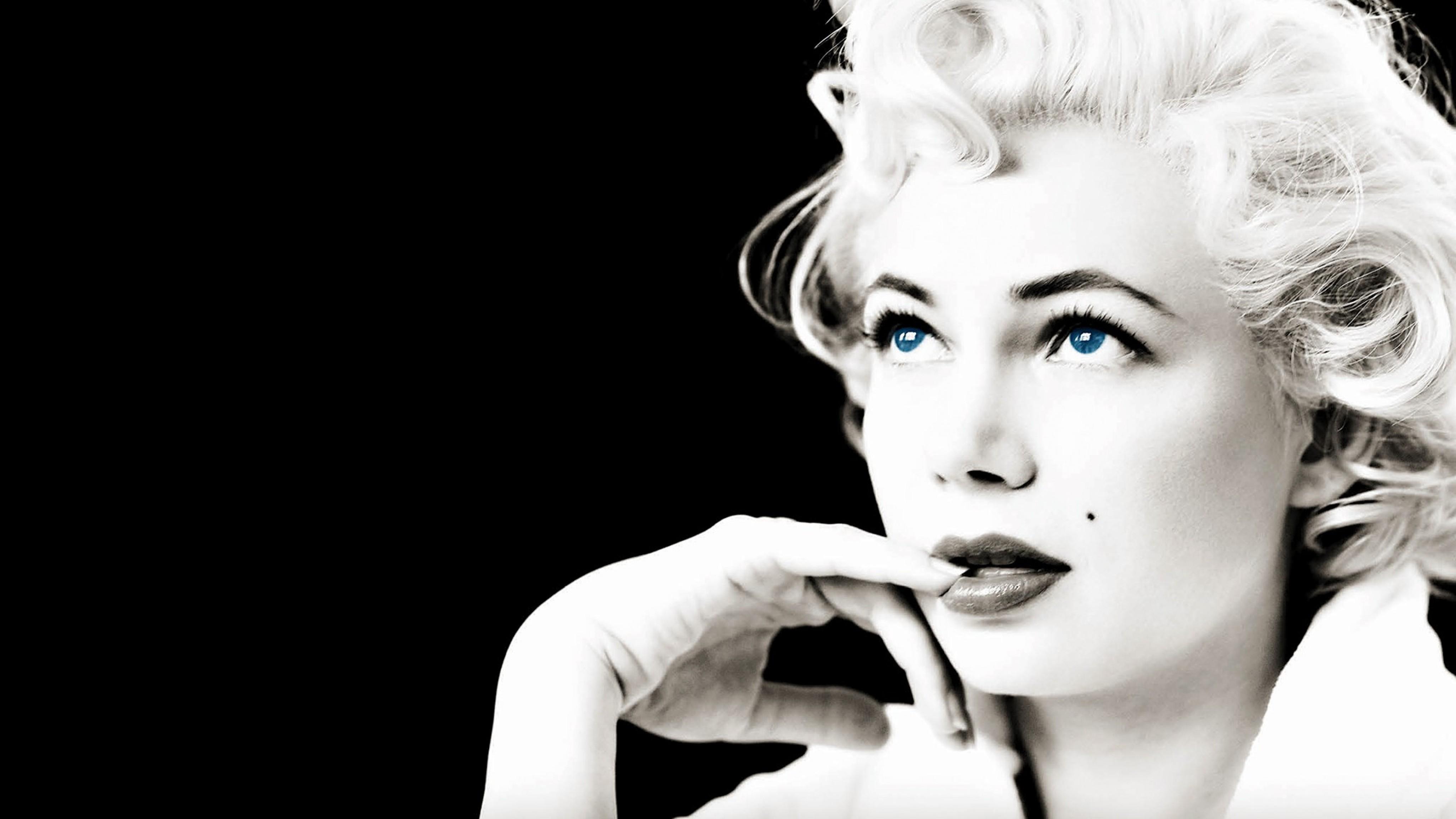 4096x2304 Marilyn Monroe iMac 5 4K Wallpaper Download
