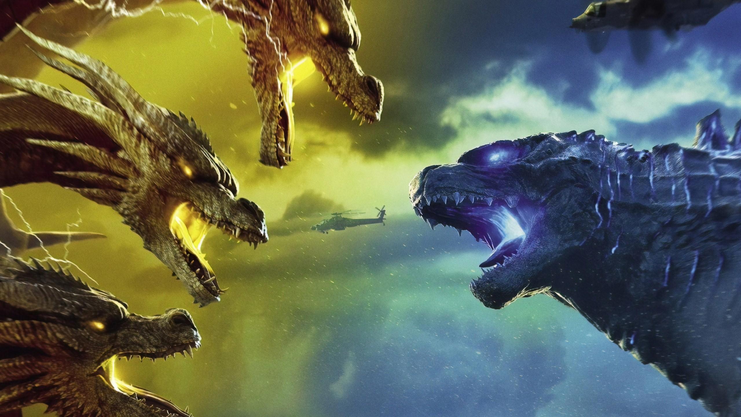 2560x1440 Godzilla King Of The Monsters Film Wallpaper King Of The Monsters