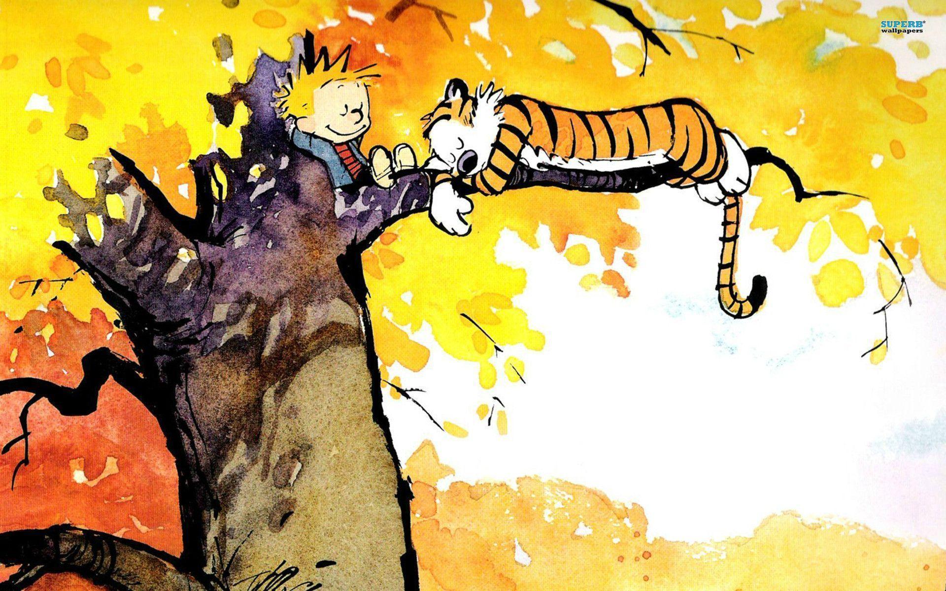1920x1200 Calvin And Hobbes Desktop Wallpaper