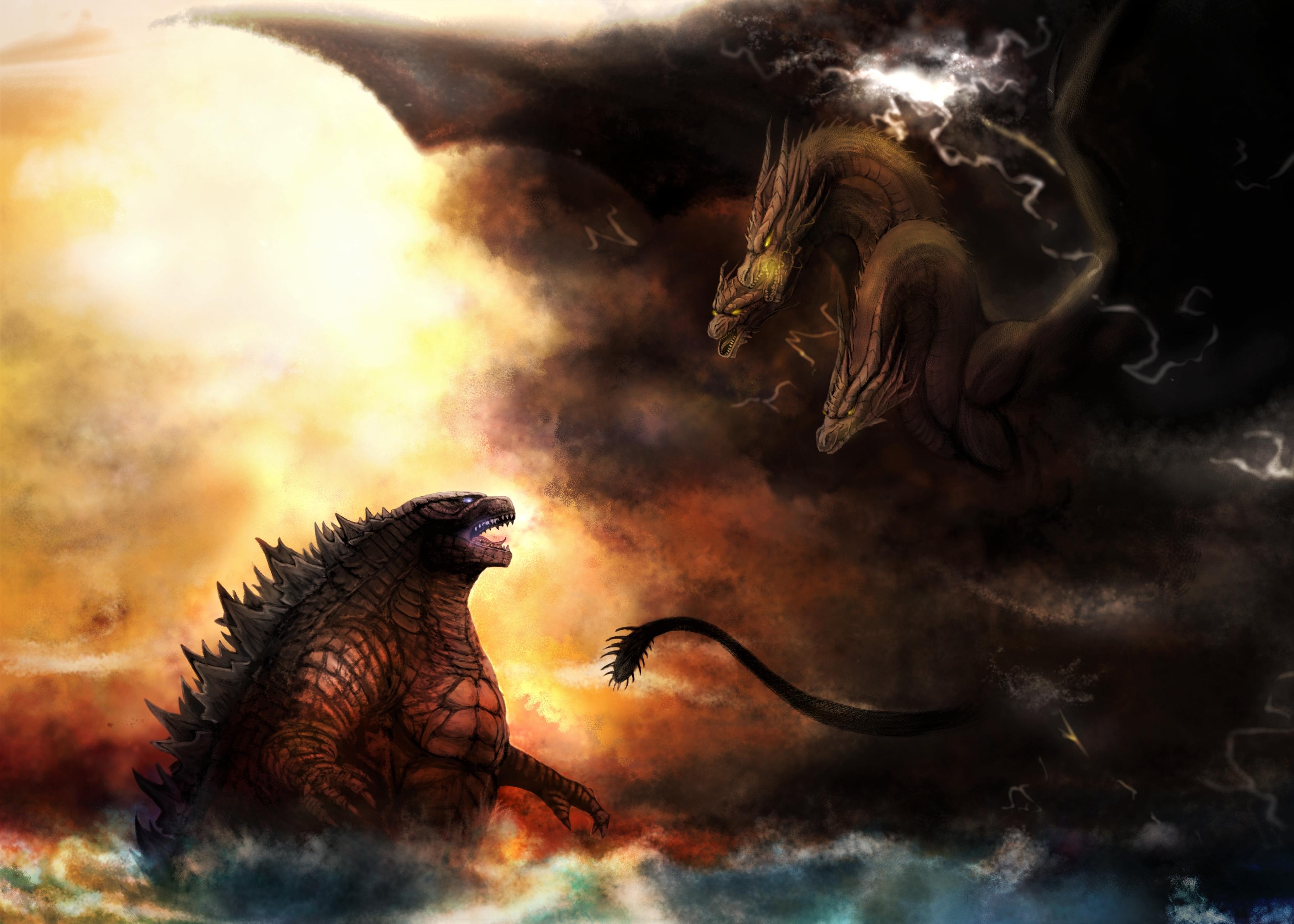 Godzilla Dragon Wallpapers - Top Free Godzilla Dragon Backgrounds ...