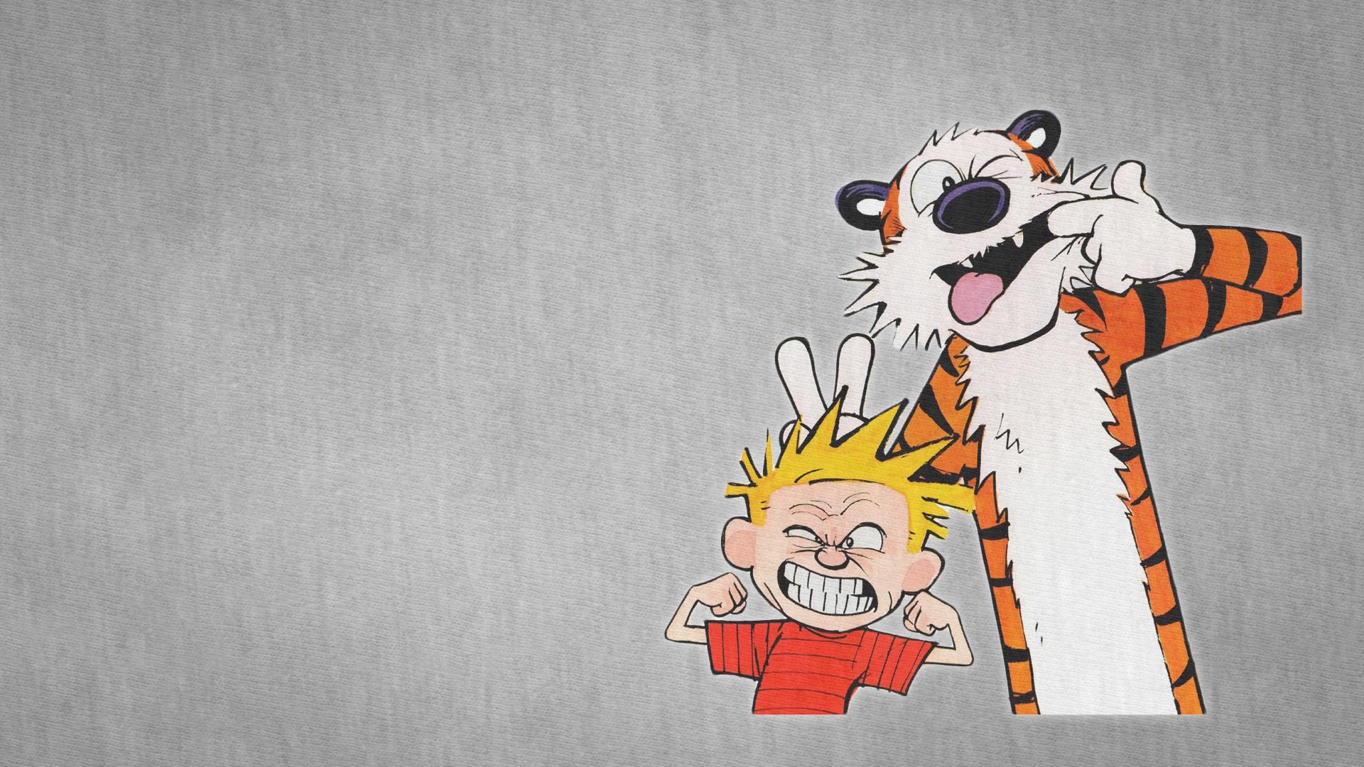 1920x1080 Download Wallpaper, Download 1920x1080 cartoons comics tigers calvin hobbes funny friends calvin and hobbes friendship comic strip 1920x Animals HD Wallpaper, Hi Res Animals Wallpaper, High Definition Wallpaper