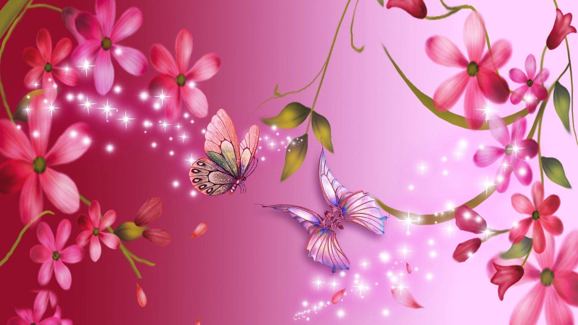 1920x1080 Abstract Flower Wallpaper