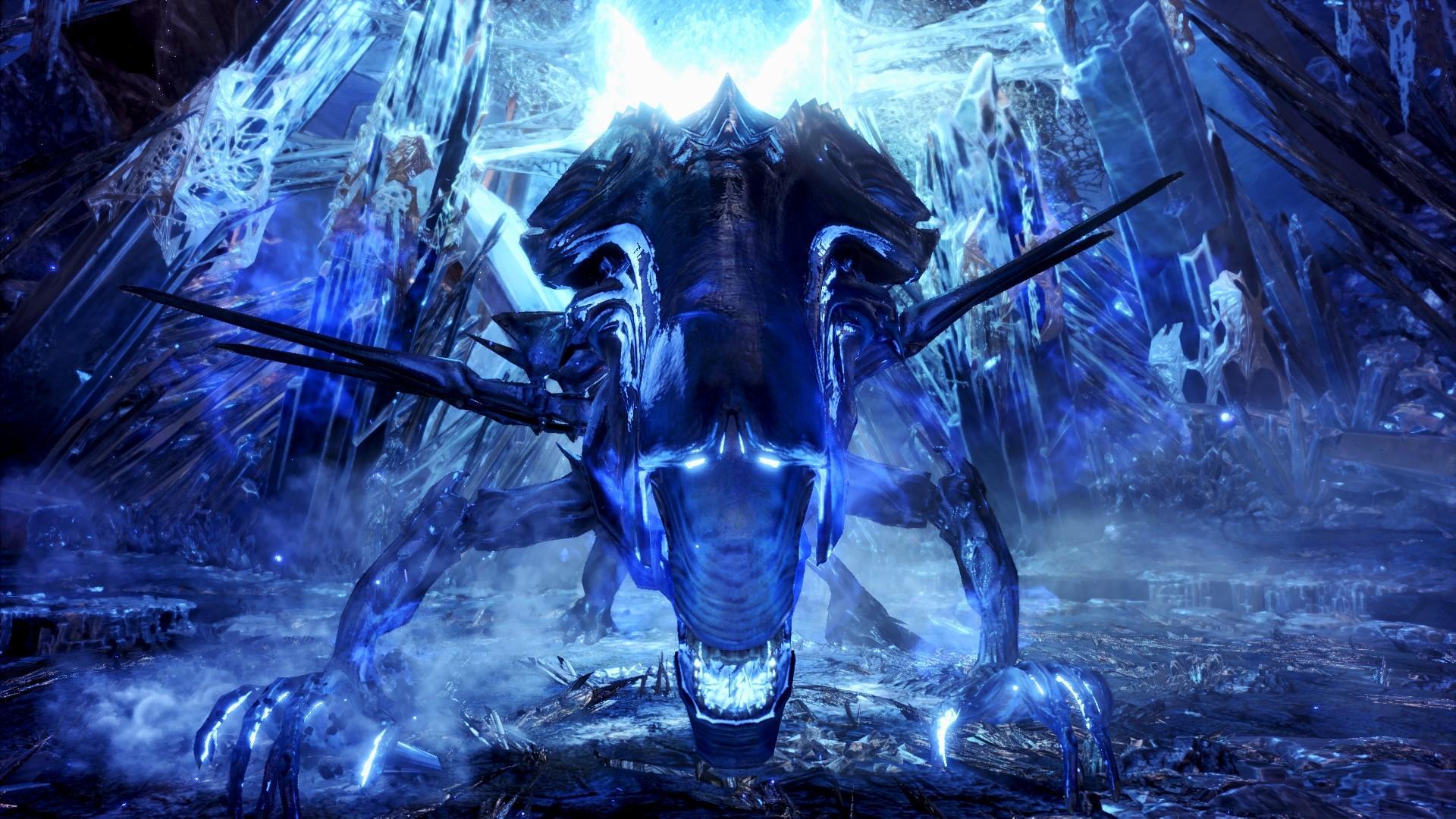 1920x1080 Monster Hunter: World Mod Lets You Fight the Xenomorph Queen From Aliens
