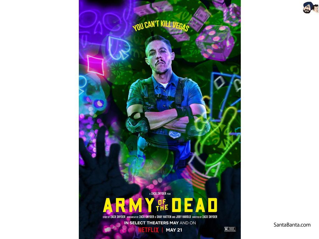 1024x768 Theo Rossi's character poster in Zack Snyder's 'Army of the Dead'