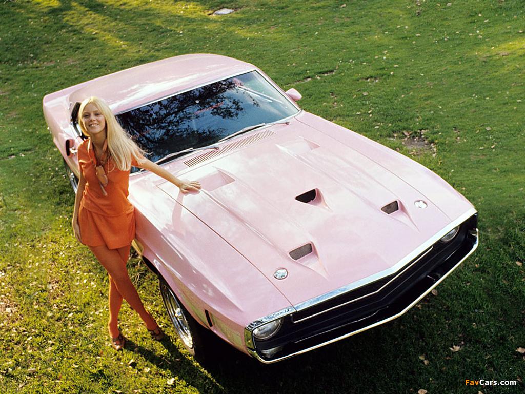 1024x768 Photos of Shelby GT500 Playmate Pink 1969 (1024x768)