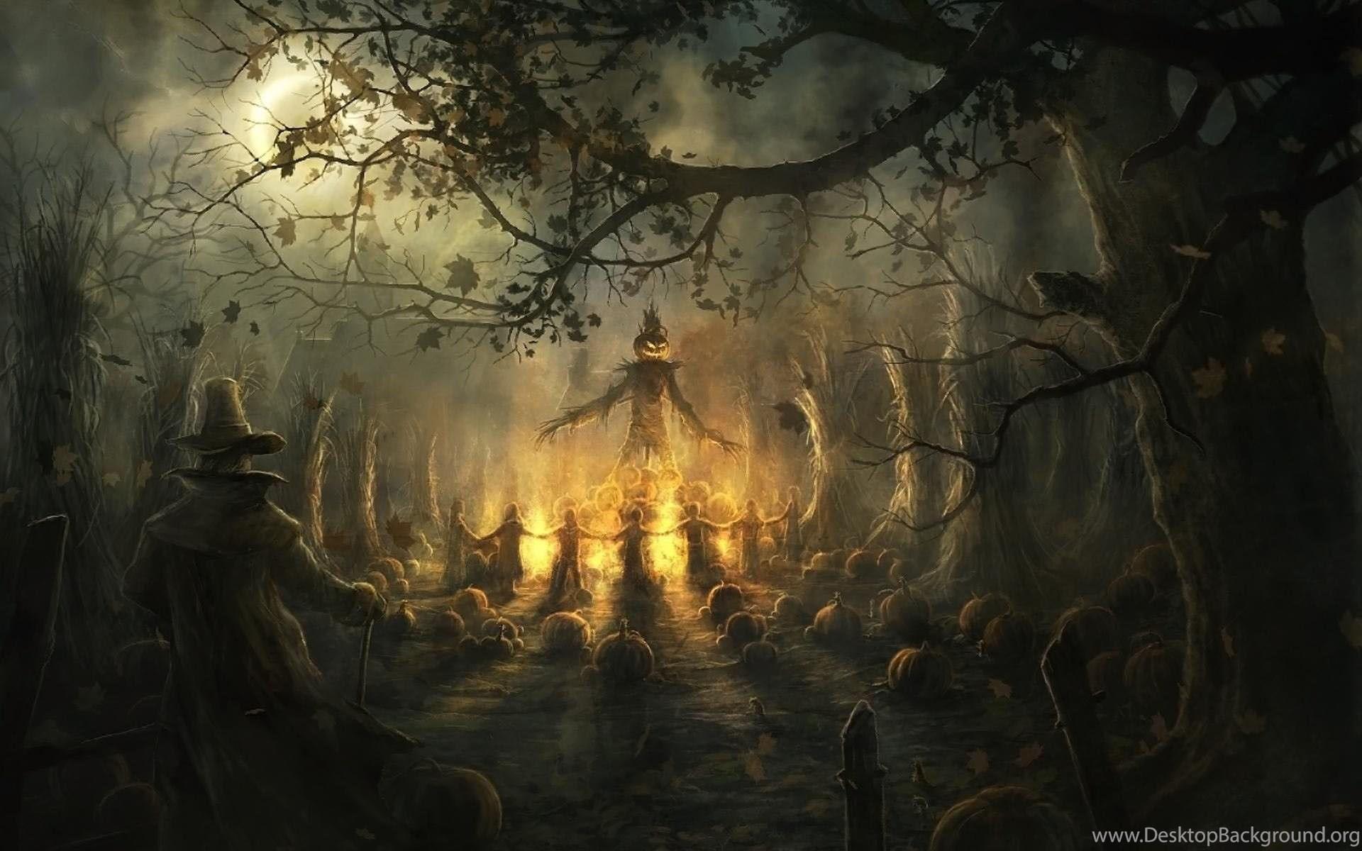 1920x1200 Halloween, Wallpaper, Night, Mystery, Dark Desktop Background