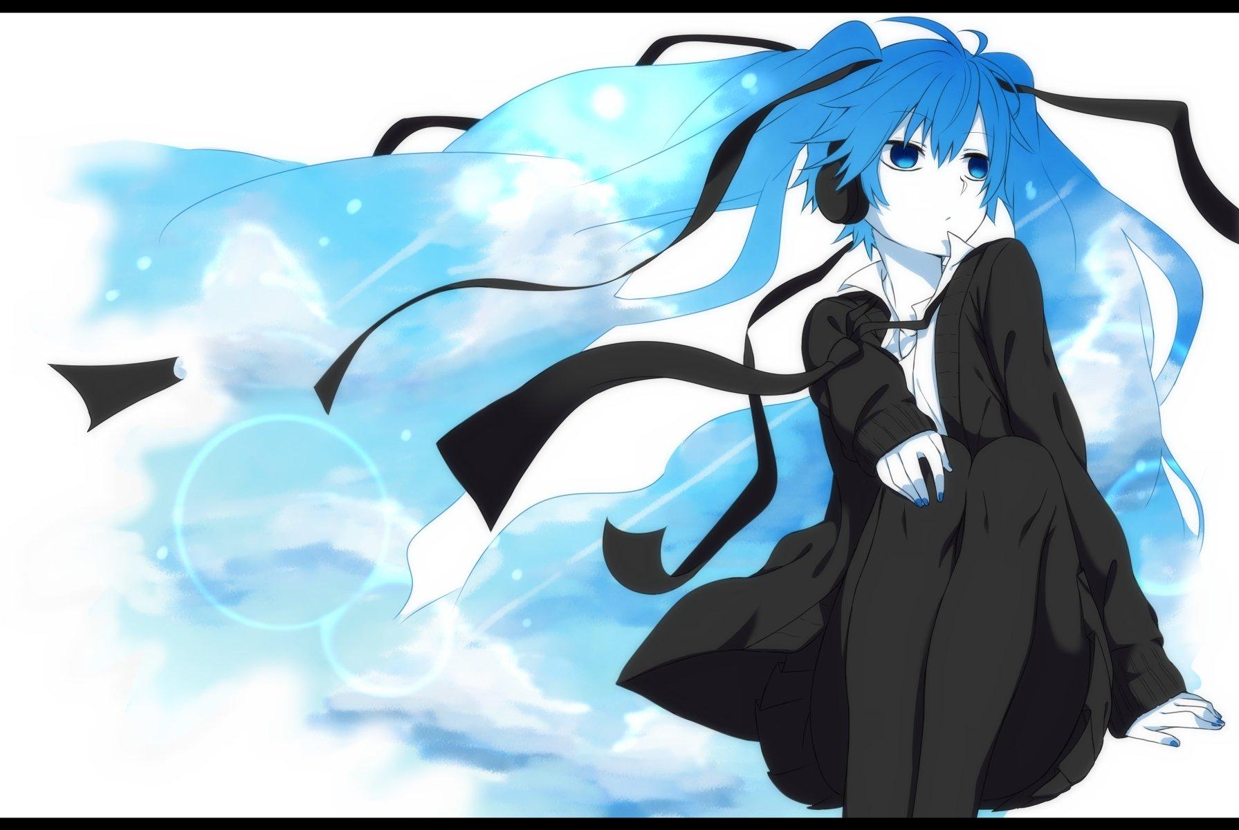 1791x1200 Vocaloid Hatsune Miku Day Flowing Hair Hair Ribbon wallpaperx1200