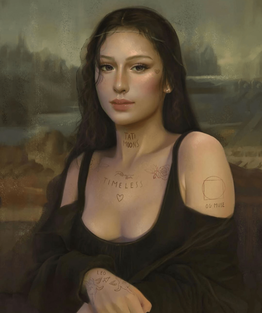 1080x1292 Modern Monalisa