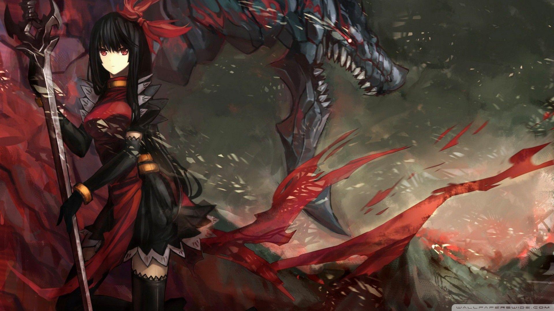 1920x1080 Anime Dragon Wallpaper background picture