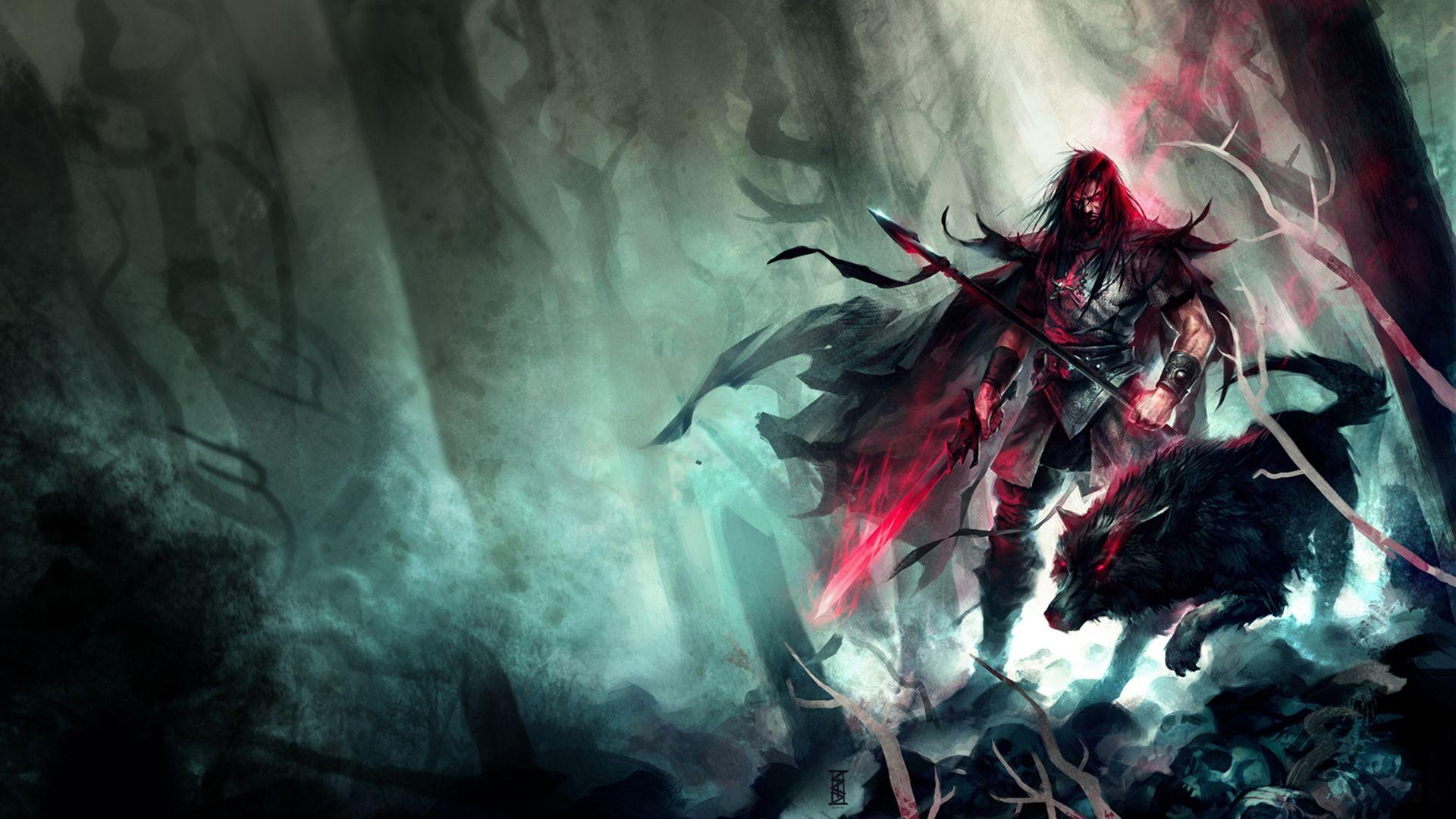 1920x1080 Awesome HD Anime Wallpaper 1920x1080 Dark Warrior