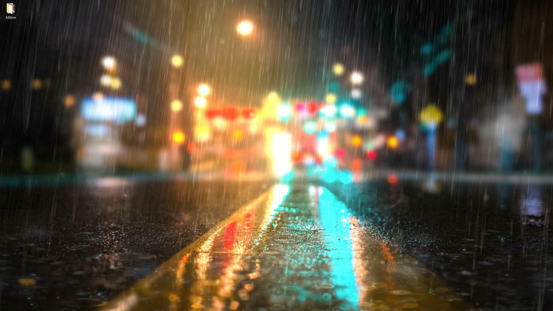 1920x1080 Rain on the road live wallpaper [DOWNLOAD FREE]